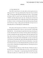Các hoạt động của Năm du lịch Điện Biên Phủ 2004 và tour Du lịch lịch sử Điện Biên Phủ