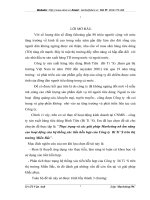 Thực trạng và các giải pháp Marketing nh ằm nâng cao hoạt động của hệ thống xúc tiến hỗn hợp của Công ty  Bi Ti ‘S trên thị trường Miền Bắc