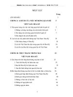 BIỆN PHÁP GIẢI QUYẾT NHỮNG TỒN TẠI TRONG QUAN HỆ THƯƠNG MẠI VIỆT MỸ