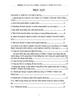 Giải pháp phát triển nguồn nhân lực cho công ty TNHH 1 Thành viên Sông Lam