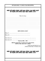 Một số biện pháp chỉ đạo nâng cao hiệu quả sử dụng đồ dùng dạy học khối 1-2-3