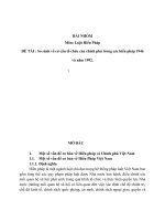 So sánh về cơ cấu tổ chức của chính phủ trong các hiến pháp 1946 và năm 1992