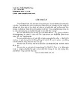 PHÂN TÍCH, THIẾT KẾ HỆ THỐNG THÔNG TIN VÀ CÔNG TÁC KẾ TOÁN CHI TIẾT VẬT TƯ TRONG DOANH NGHIỆP