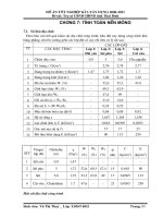 tính toán nền móng