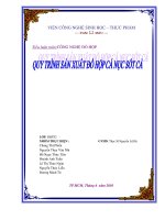 QUY TRÌNH SẢN XUẤT ĐỒ HỘP