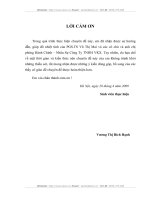 Hoàn thiện công tác đánh giá thực hiện công việc tại Công ty TNHH VKX