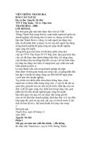 Báo cáo tập sự : Viễn Thông Thanh Hóa