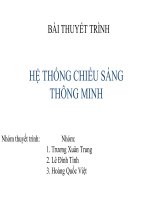 Hệ thống chiếu sáng thông minh