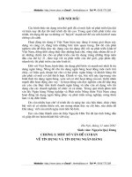 Quan điểm và giải pháp mở rộng tín dụng ngân hàng phục vụ phát triển nông nghiệp và nông thôn