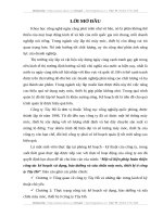 Một số biện pháp hoàn thiện công tác kế hoạch sử dụng, bảo dưỡng và sửa chữa máy móc, thiết bị ở công ty Tây Hồ