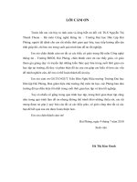 THIẾT KẾ HƢỚNG ĐỐI TƢỢNG