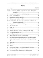 Một số giải pháp nâng cao chất lượng hoạt động dịch vụ vận tải tại Công ty Cổ Phần Vận tải và Thương mại Đường Sắt