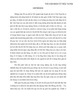 Mối quan hệ giữa kinh doanh du lịch và kinh doanh dịch  vụ vận tải ở Hà Nội