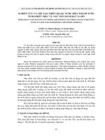 nghiên cứu chế tạo thiết bị lọc nước biến thành nước tinh khiết phục vụ ngư dân đánh bắt xa bờ