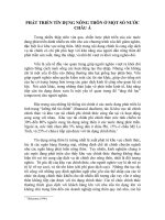 PHÁT TRIỂN TÍN DỤNG NÔNG THÔN Ở MỘT SỐ NƯỚC CHÂU Á