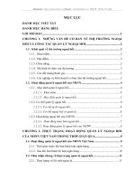 Giải pháp tăng cường hiệu quả hoạt động quản lý ngoại hối của Ngân Hàng Nhà Nước Việt Nam