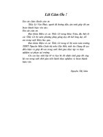 Tăng cường hoạt động nhận thức của học sinh qua dạy học chương phương pháp toạ độ trong mặt phẳng