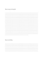 Lập quy trình công nghệ sửa chữa , phục hồi các mặt trượt của máy phay TMVH2 (P6)