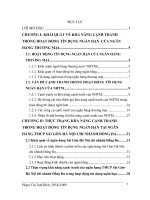 KIẾN NGHỊ NHẰM NÂNG CAO KHẢ NĂNG CẠNH TRANH TRONG HOẠT ĐỘNG  TÍN DỤNG NGẮN HẠN TẠI NGÂN HÀNG TMCP SÀI GÒN-HÀ NỘI CHI NHÁNH ĐỐNG ĐA52