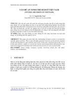 vấn đề an ninh cho hầm ở Việt Nam