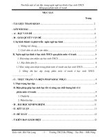 Tìm hiểu một số nét đặc trưng ngôn ngữ tạo hình ở học sinh THCS  thông qua phân môn vẽ tranh