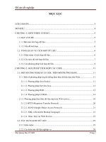 Nghiên cứu và đề xuất giải pháp  tích hợp các CSDL phân tán trên môi trƣờng Internet