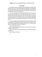 Thực trạng hoạt động kinh doanh của chi nhánh NHNN&PTNT NAM Hà Nội