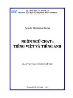 Ngôn ngữ chat: tiếng Việt và tiếng Anh