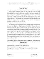 Hoàn thiên công tác kế hoạch tại công ty TNHH sản xuất và thương mại Van Hoa