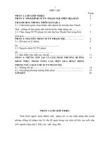 TỒN TẠI VÀ GIẢI PHÁP PHƯƠNG HƯỚNG KHẮC PHỤC NHẰM NÂNG CAO HIỆU QUẢ HOẠT ĐỘNG PHÒNG NGỪA HẠN CHẾ NCTN PHẠM TỘI