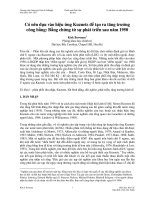 có nên dựa vào hiệu ứng kuznets để tạo ra tăn trưởng công bằng