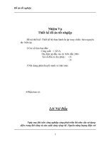 Thiết kế bộ thực hành ổn áp xoay chiều theo nguyên  tắc biến áp