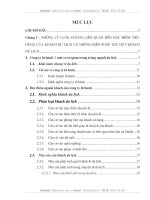 Đặc điểm tiêu dùng của khách du lịch Trung Quốc và các giải pháp khai thác nguồn khách này của Công ty du lịch thanh niên Quảng Ninh