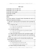 Hoàn thiện kế toán chi phí sản xuất và tính giá thành sản phẩm tại CTCP may Thăng Long