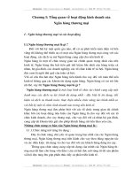 Tổng quan về hoạt động kinh doanh của  Ngân hàng thương mại