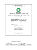 Nghiên cứu về một số thuật toán tách biên ảnh