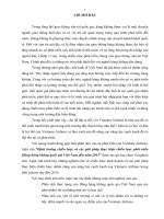 557 Định hướng chiến lược và giải pháp thực hiện chiến lược phát triển hãng hàng không quốc gia Việt Nam đến năm 2015