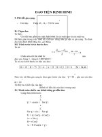 DAO TIỆN ĐỊNH HINH