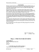 Tính toán thiết kế chi tiết máy