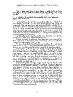 Khái quát lịch sử hình thành và phát triển của ngân hàng ngoại thương Việt Nam