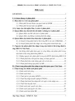 Các chính sách về phân phối thu nhập