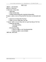 Nghiên cứu quyền và nghĩa vụ của các thương nhân nước ngoài hoạt động tại Việt Nam