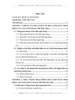 Nghiệp vụ bảo lãnh xuất nhập khẩu: Thực trạng và giải pháp phát triển tại Ngân hàng Ngoại thương Hà Nội