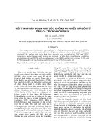 Két tinh phân đoạn axit béo không no