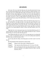 240 Hoàn thiện hoạt động Marketing quốc tế nhằm thúc đẩy Xuất khẩu các sản phẩm hoá dầu tại Công ty Hoá dầu PETROLIMEX (PLC)