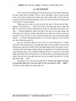 Vai trò của chính sách tiền tệ trong điều kiện điều tiết vĩ mô nền kinh tế Việt Nam thời kỳ 1996-2000