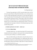 Một số giải pháp triển khai ứng dụng công nghệ thông tin trong nhà trường