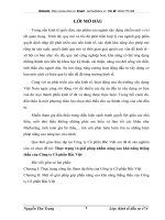 Thực trạng và giải pháp nhằm nâng cao khả năng thắng thầu của Công ty Cổ phần Bắc Việt