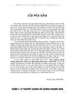 Ứng dung kỹ thuật chứng khoán hóa trong các NHTM ở VN