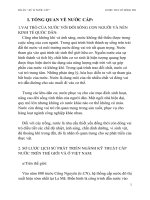 VAI TRÒ CỦA NƯỚC VỚI ĐỜI SỐNG CON NGƯỜI VÀ NỀN KINH TẾ QUỐC DÂN